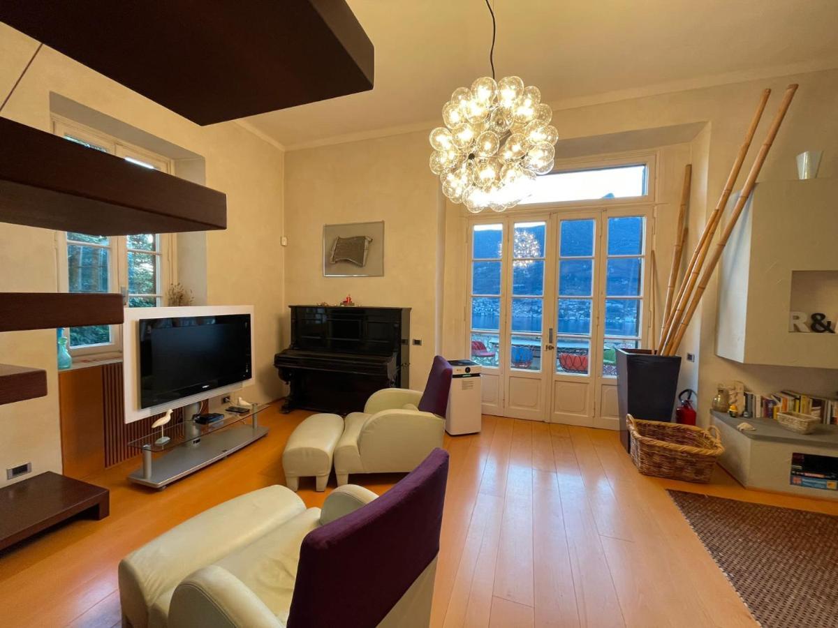 Lake Como Villa Ines Apartment Faggeto Lario Екстер'єр фото